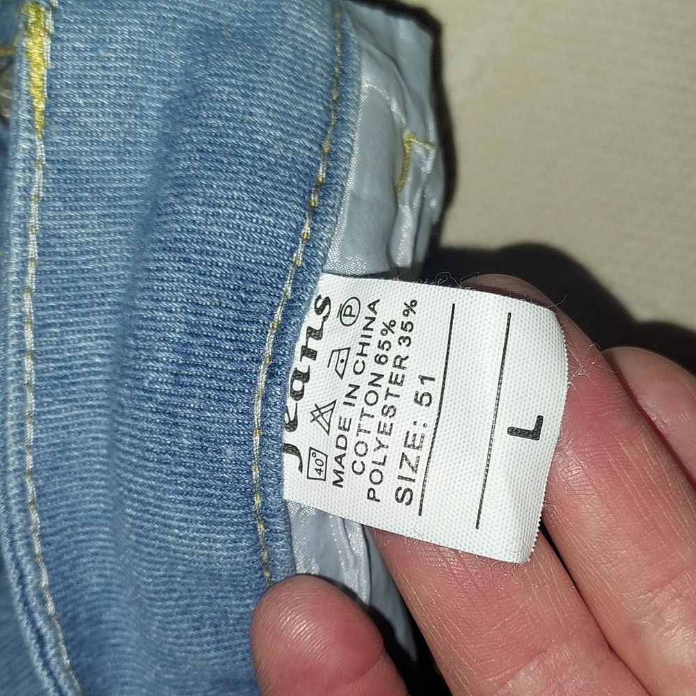 Unbranded jean distressed shorts NWOT - Picture 5 of 5